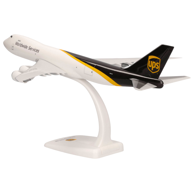Herpa Snap-Fit Flugzeugmodell UPS Worldwide Services Boeing 747-8F (1:250)